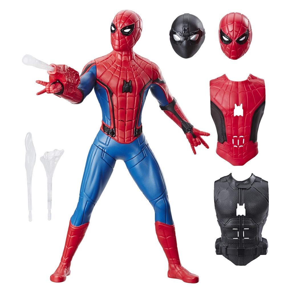 Marvel Spider Man 3in1 Web Gear Movie Deluxe Feature Figure Set