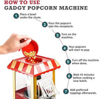 Mini Popcorn Maker Machine for Kids & Family Movie Nights 🍿🎬