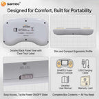 Sameo Super Genius Handheld Gaming Console with 500 Classic 8-Bit Games Pink