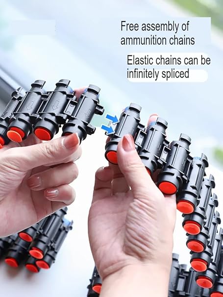 Blazestorm Gatling Toy Gun with Soft Bullets & Rotating Barrel