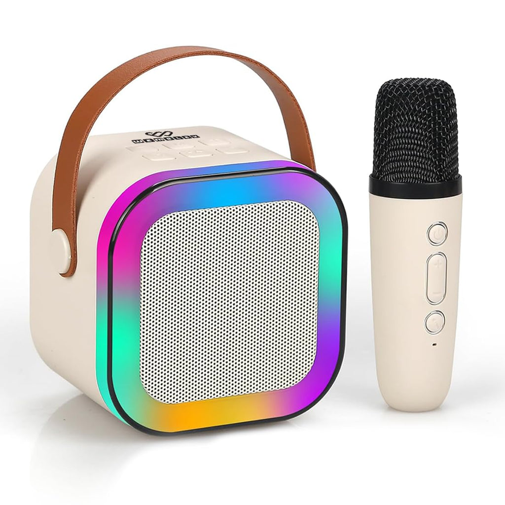 Karaoke Machine for Kids Adults, Mini Portable Blue-Tooth Karaoke Speaker with Wireless