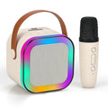Karaoke Machine for Kids Adults, Mini Portable Blue-Tooth Karaoke Speaker with Wireless