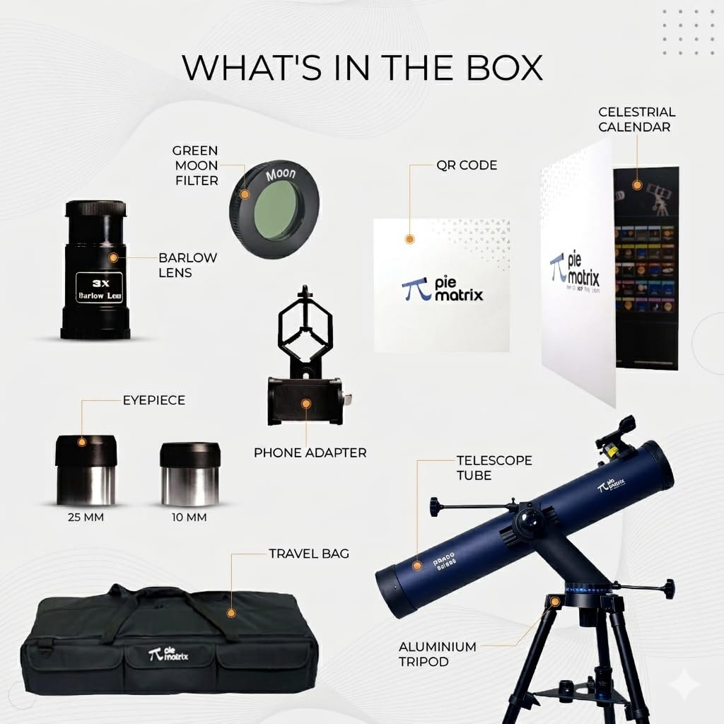 Pie Matrix Draco 90800 Reflector Telescope