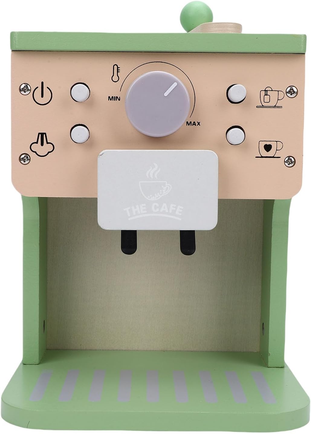 Wooden Coffee Maker Playset Afternoon Tea Espresso Machine for Kids Children