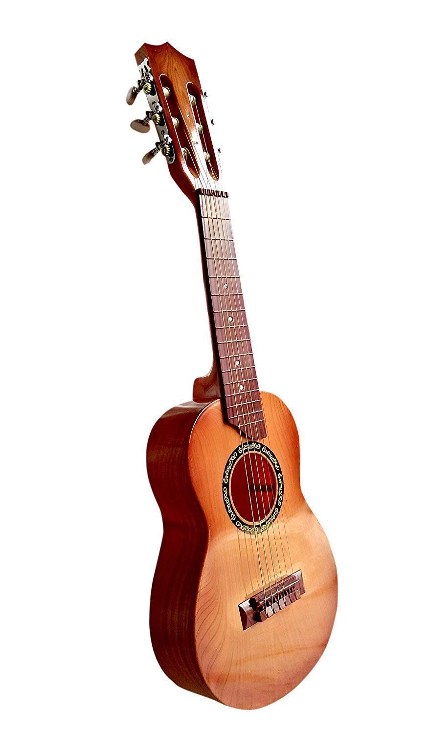 Rainbow Toys Guitar 6-String Wooden Finish Non-Electric Practice Guitar