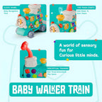 Rainbow Toys Multifunctional -5 in 1 Baby Walker Train Toy with Musical Activity Assorted Color