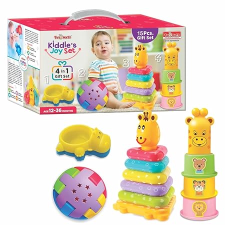 Toymate's Kiddle's Joy Set - A 4 in 1 Toddler's Learning & Activity Gift Set