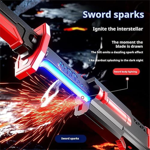 Rainbow Toys Sparkblade LED Sword with Smoke & Spark Effects with Sound Light Sabar