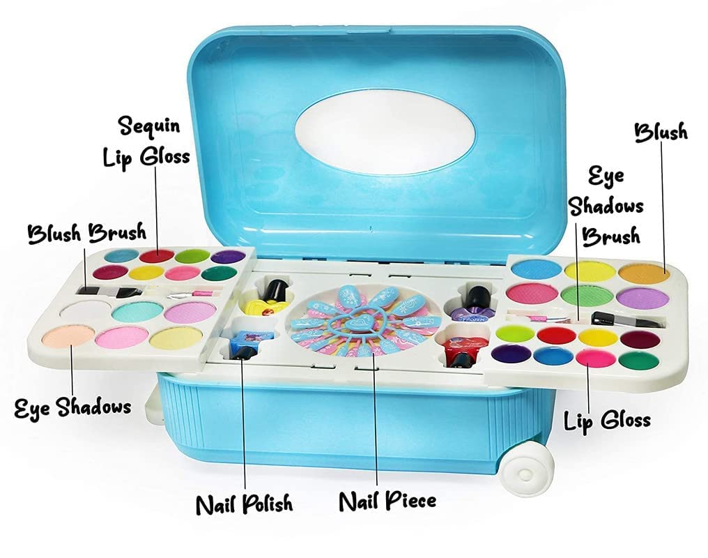 Lol Surprise Kids Makeup And Paint The Nail Art Set in Pink Suitcase