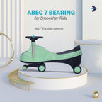 R For Rabbit Iya Iya Zippy Swing Car Sea Green Rideon