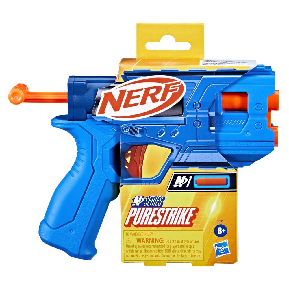 Hasbro Nerf N Series Purestrike Blaster, 2 Official Nerf N1 Darts Compatible