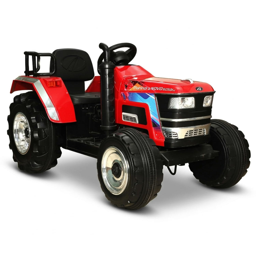 Toyzone Licensed Mahindra Electric Tractor Rechargeable Ride on with 12V 12AH Battery LED Lights, MP3 Music-USB