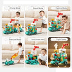 Rainbow Toys Multifunctional -5 in 1 Baby Walker Train Toy with Musical Activity Assorted Color