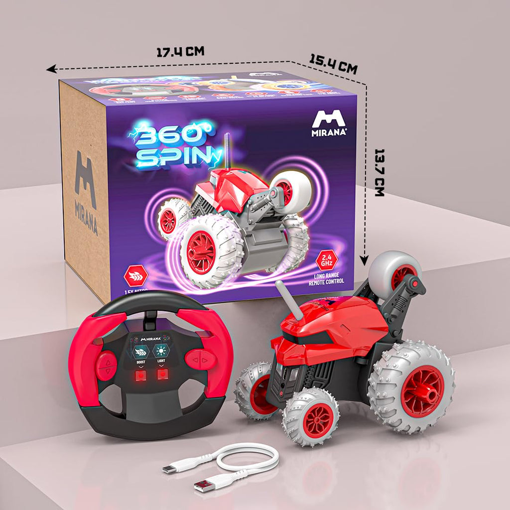Mirana Warrior Remote Control Round Remote red