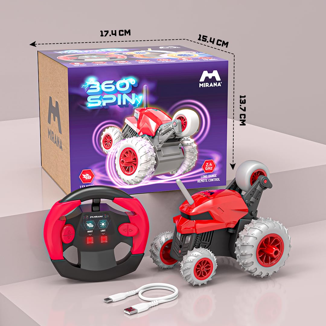 Mirana Warrior Remote Control Round Remote red