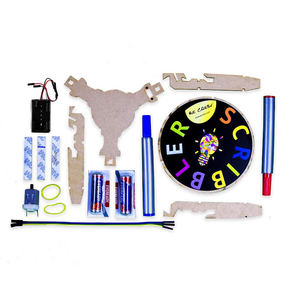 Be Cre8v Scribbler Bot DIY Educational Activity Toy
