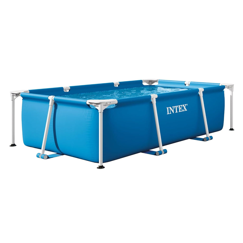Intex 28270 Rectangular Frame Pool, Blue (7ftx4ftx2ft)