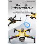 Rainbow Toys 4K Remote Control Dual Camera Drone 1080P Wi-Fi Selfie Gesture Rc Drone