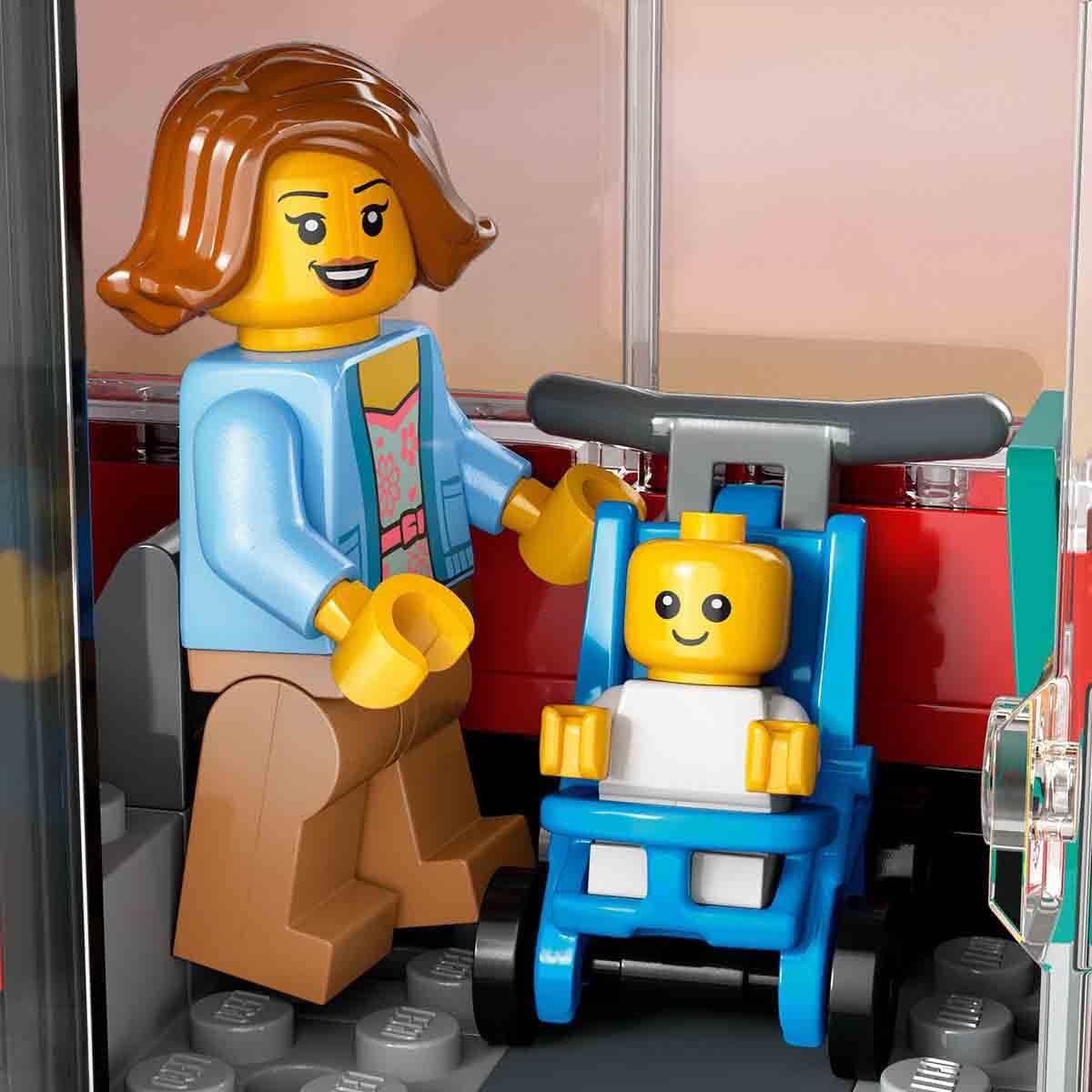 LEGO City Red Double-Decker Sightseeing Bus Toy 60407 (384 Pieces)