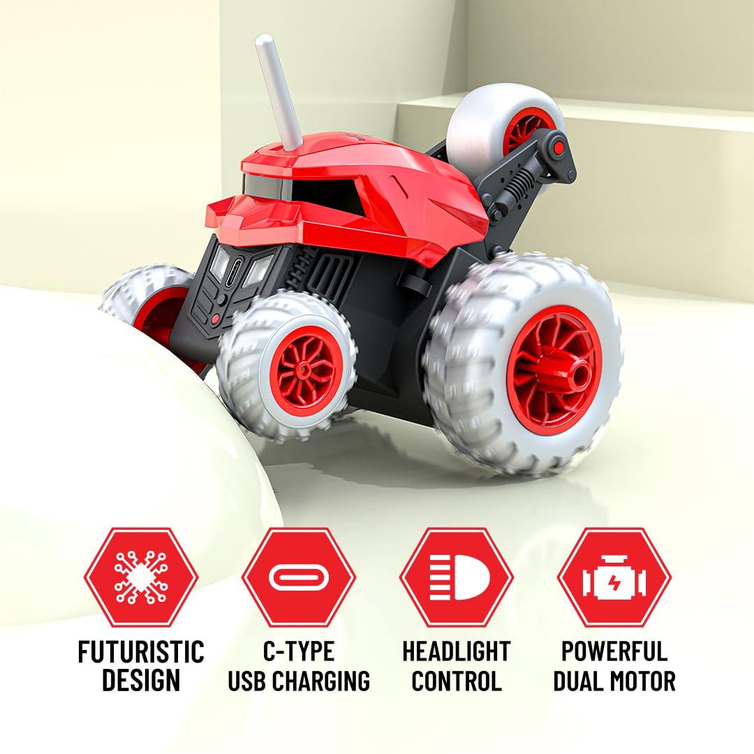 Mirana Warrior Remote Control Round Remote red
