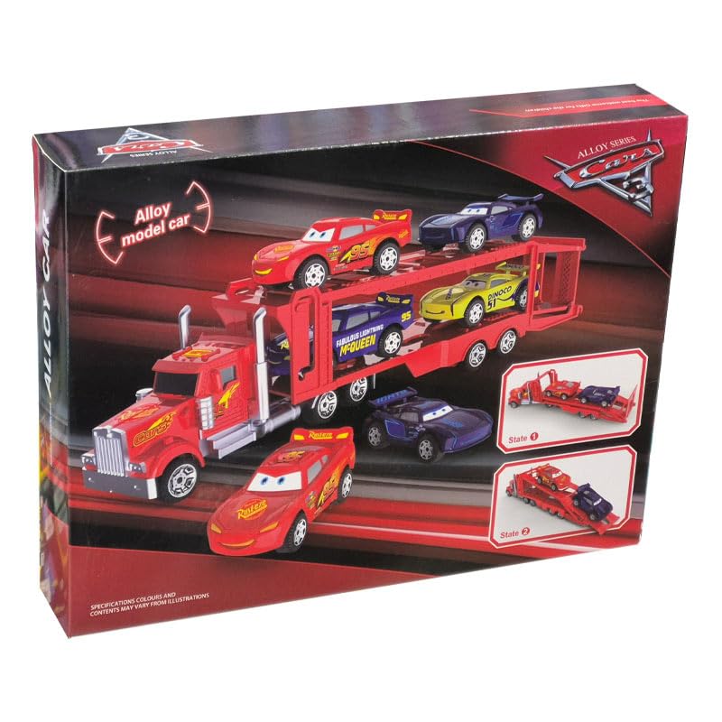 Alloy Series Pixar Cars Lightning McQueen  Set 5pcs