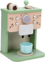 Wooden Coffee Maker Playset Afternoon Tea Espresso Machine for Kids Children