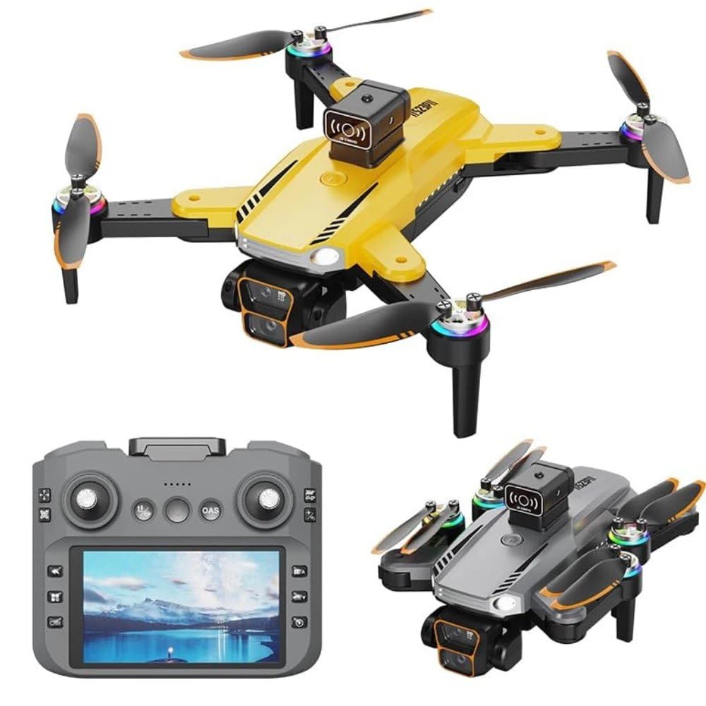 Rainbow Toys 4K Remote Control Dual Camera Drone 1080P Wi-Fi Selfie Gesture Rc Drone