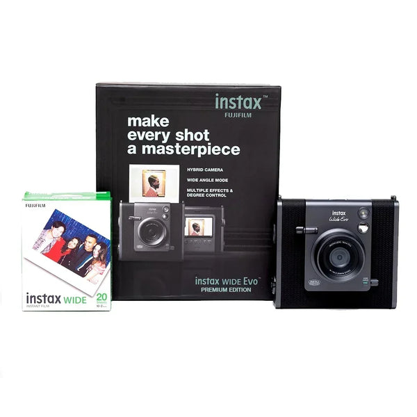 Instax WIDE Evo Premium Edition – Hybrid Instant Camera