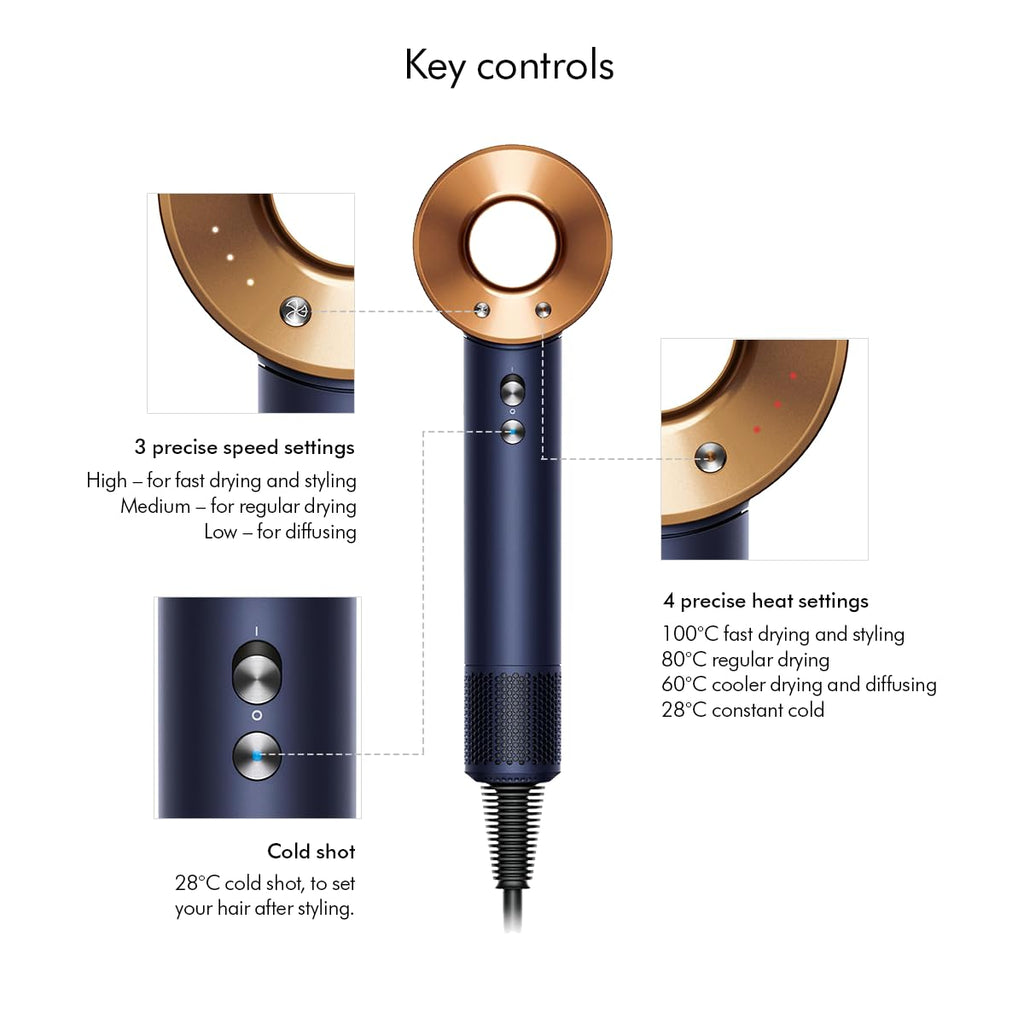 Dyson Supersonic™ Hair Dryer – Prussian Blue