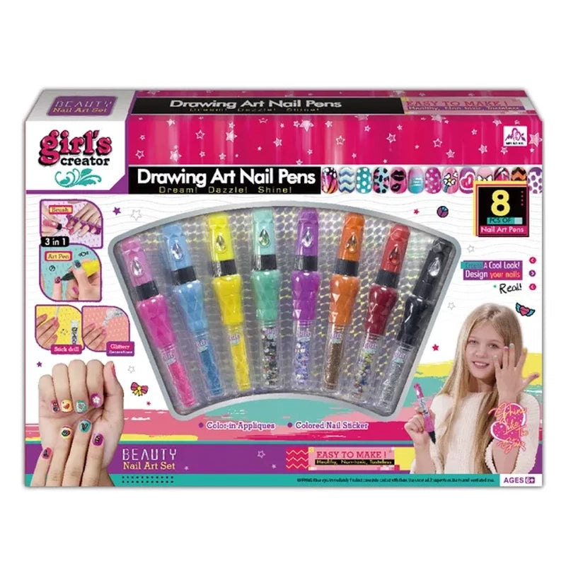 Girl's Creator Drawing Art Nail Pens