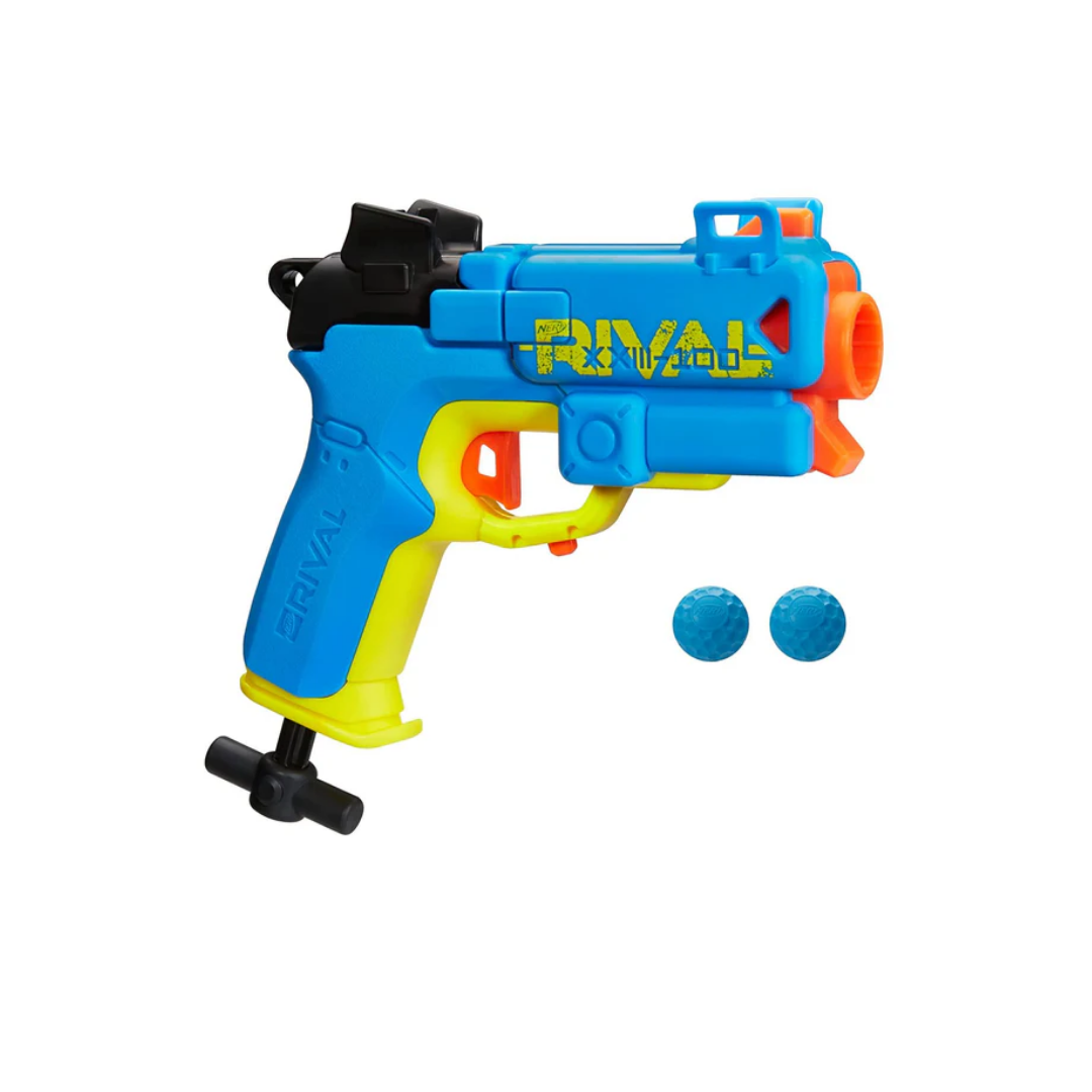 Nerf Rival Pilot XXIII-100 Blaster, Break-Barrel Load, T-Bar Priming, 2 Nerf Rival Accu-Rounds, Most Accurate Nerf Rival System, 90 FPS