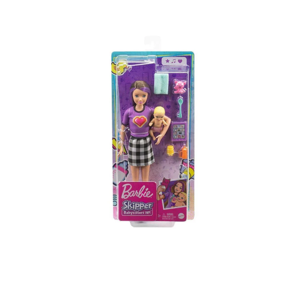 Mattel Barbie Skipper Babysitters Dolls And Accessories