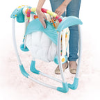 Mastela Deluxe Portable Swing Aqua