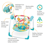 Mastela Deluxe Portable Swing Aqua