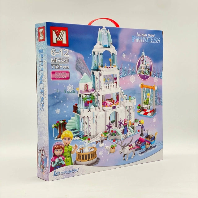 Rainbw Toys Ice and Snow Princess Frozen Construction Set Blocks 752Pcs