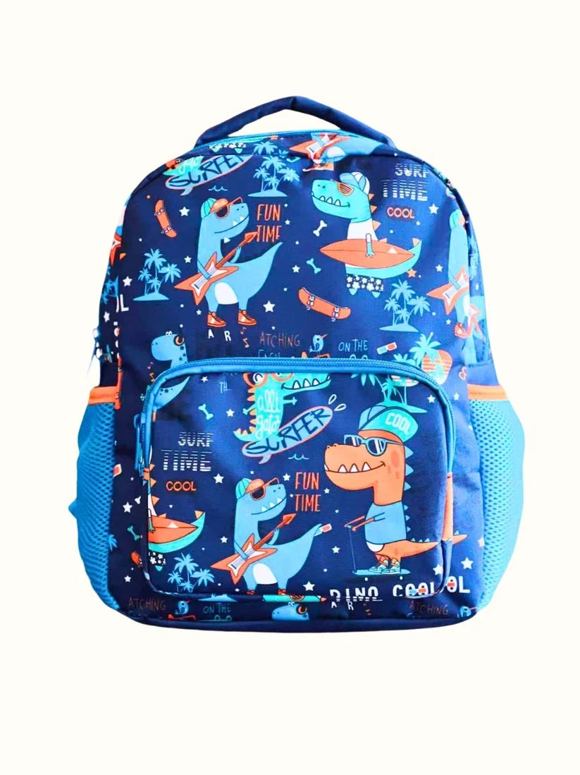VEST 12 Inch Dinosaur Kids Backpack – Cool Dino School Bag 3–6 Years