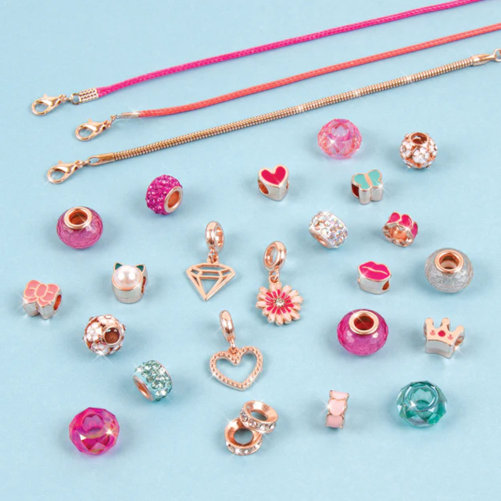 Make It Read Halo Charms Bracekets Think Pink