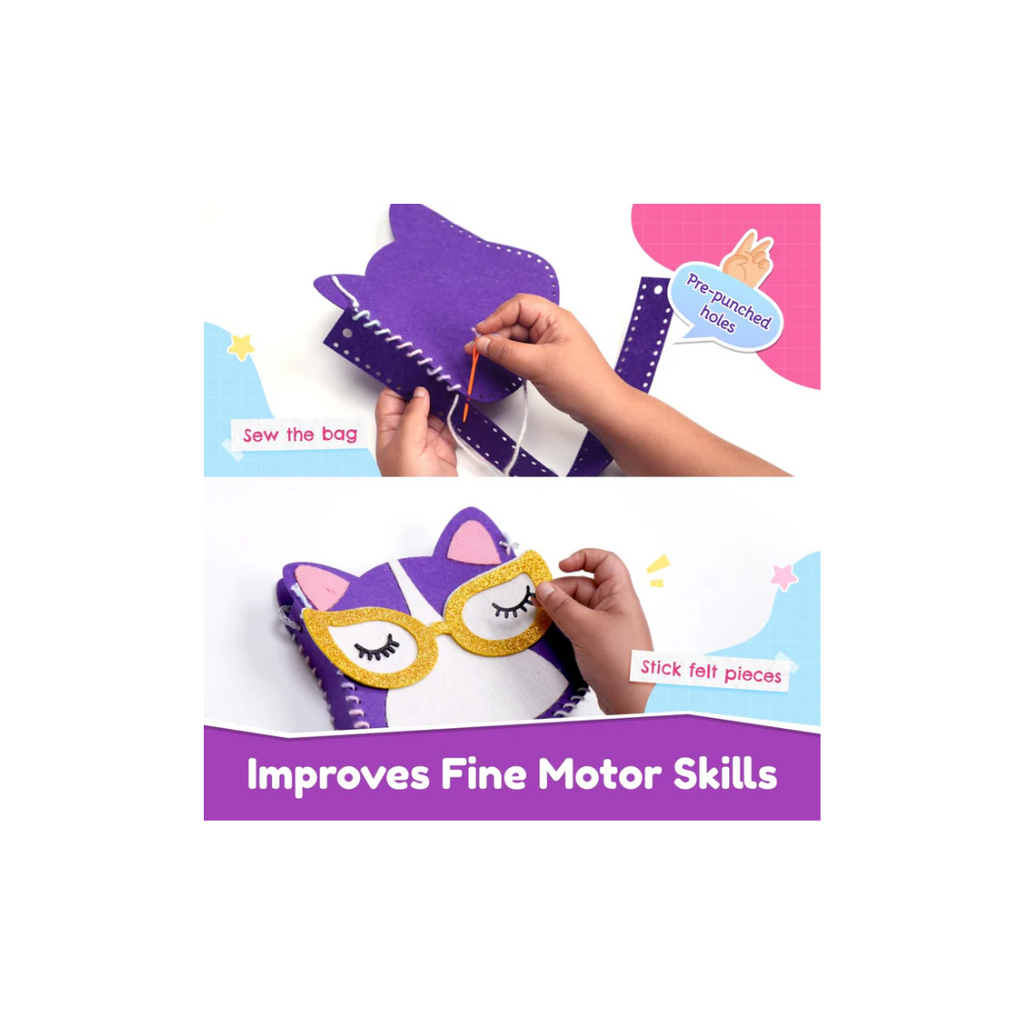 Bloomingo Art & Craft Kit - Kitty Sling Bag