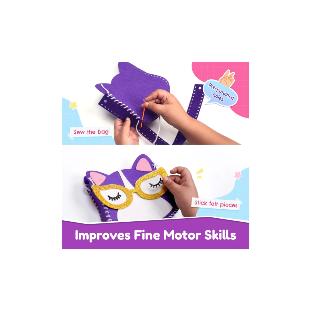 Bloomingo Art & Craft Kit - Kitty Sling Bag