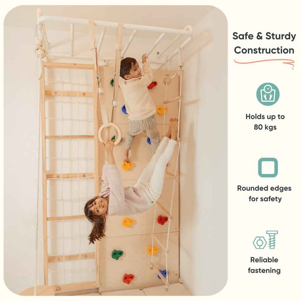 Curious Cub Space Saver Jungle Gym 2 (7 Feet )