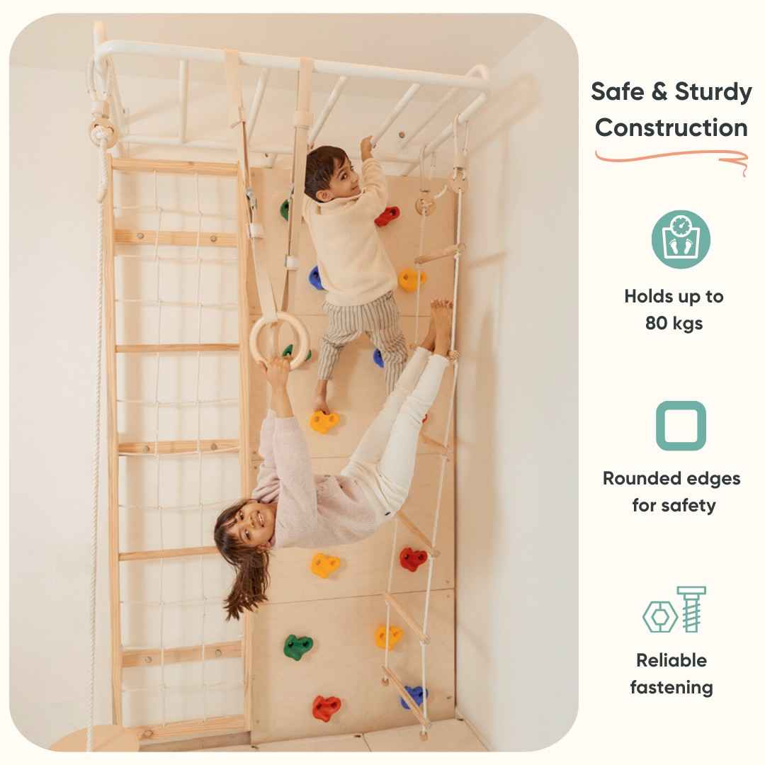 Curious Cub Space Saver Jungle Gym 2 (7 Feet )
