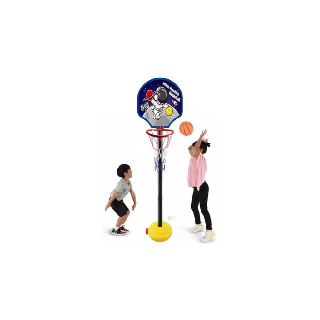 Kats Space Basket Ball Set Height Adjustable Shooting Champ Basketball Set
