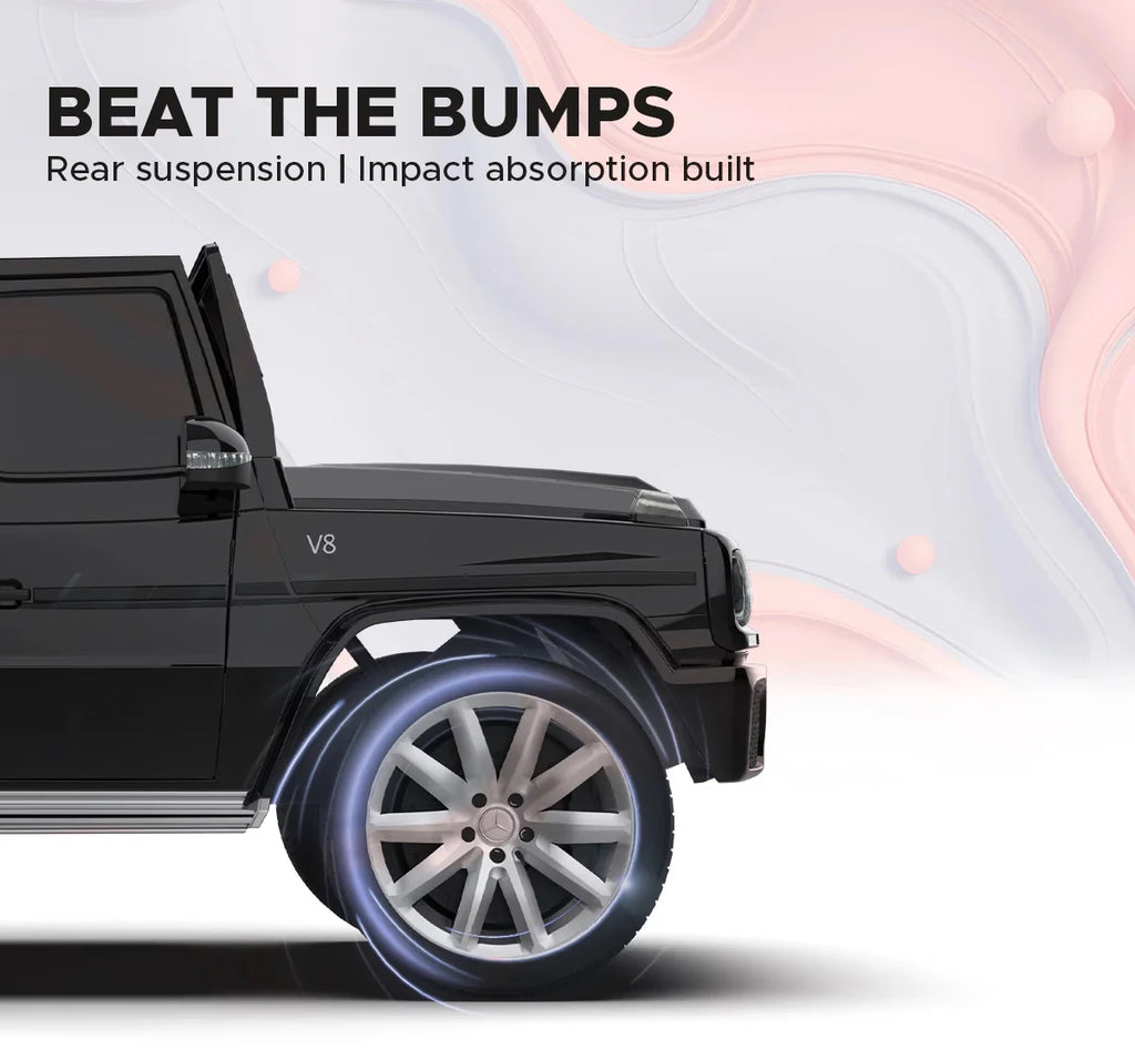 EMotorad Formula Fun Battery Oprated Mercedes Benz G-Wagon Ride-On Car, Black
