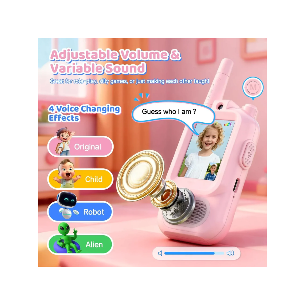 Kids Smart Walkie Talkies with Video Calling