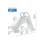 Step2 Vero Pool Slide -White