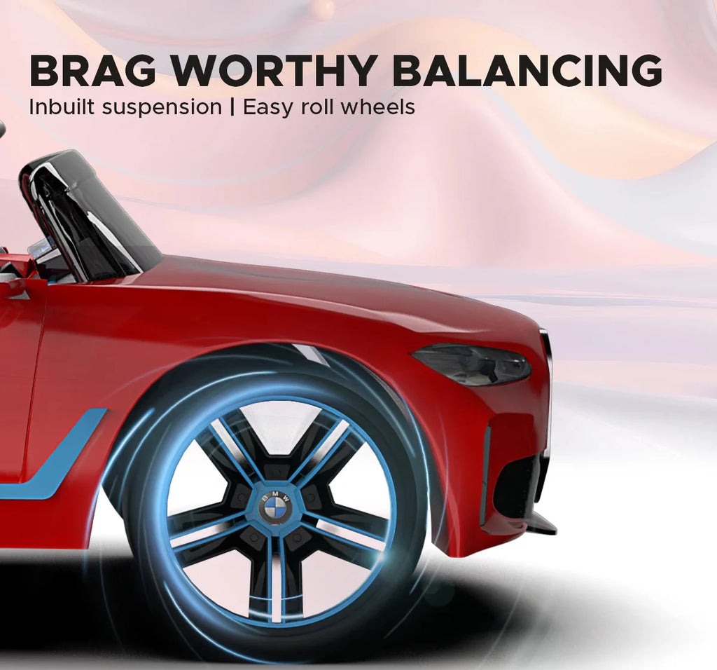 EMotorad Formula Fun Battery Oprated BMW i4 Ride-On Car, Red