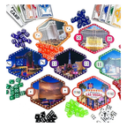 Vegas Dice Strategy Board Game for Groups & Families (4-10 Players, Ages 14+)