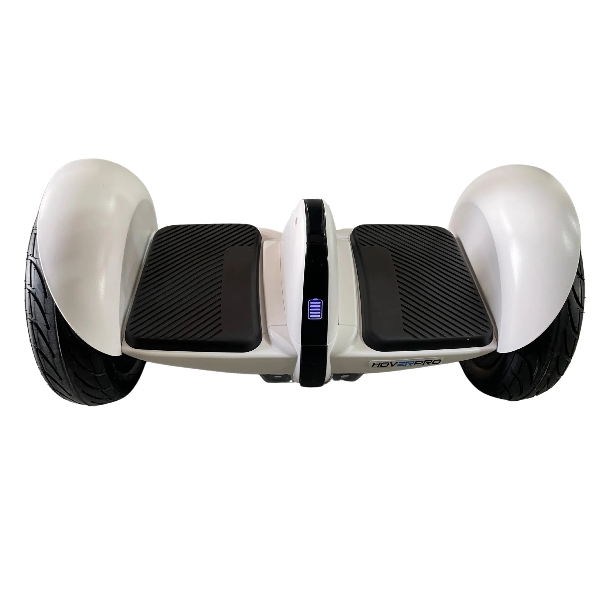 Hoverpro Self-Balancing Scooter with Adjustable Handle Bar – White Hybrid Duo Miniseg White with Handle Hoverboard