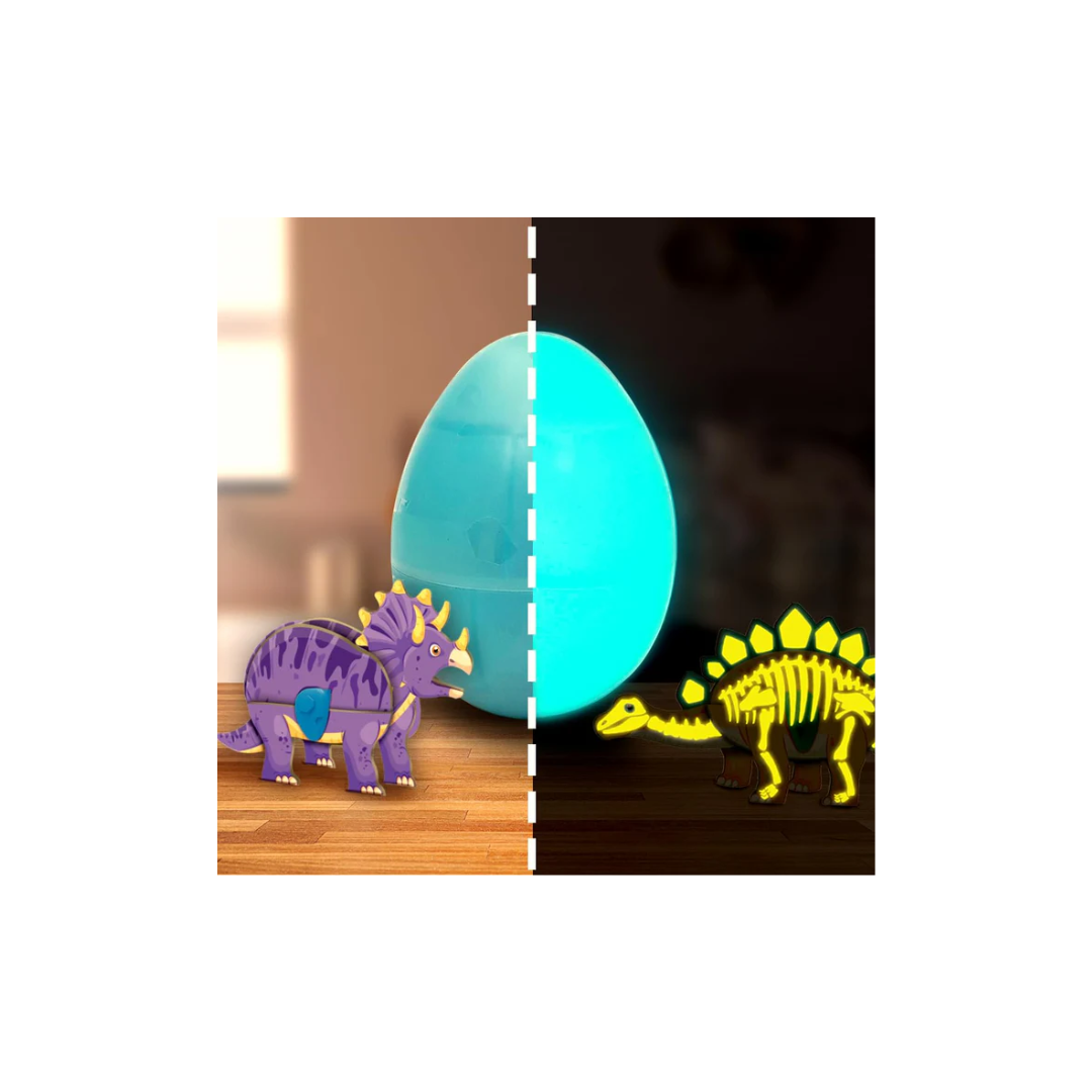 Imagimake Mapology Glow In The Dark Dinos & Egg - Set Of 3 Eggs