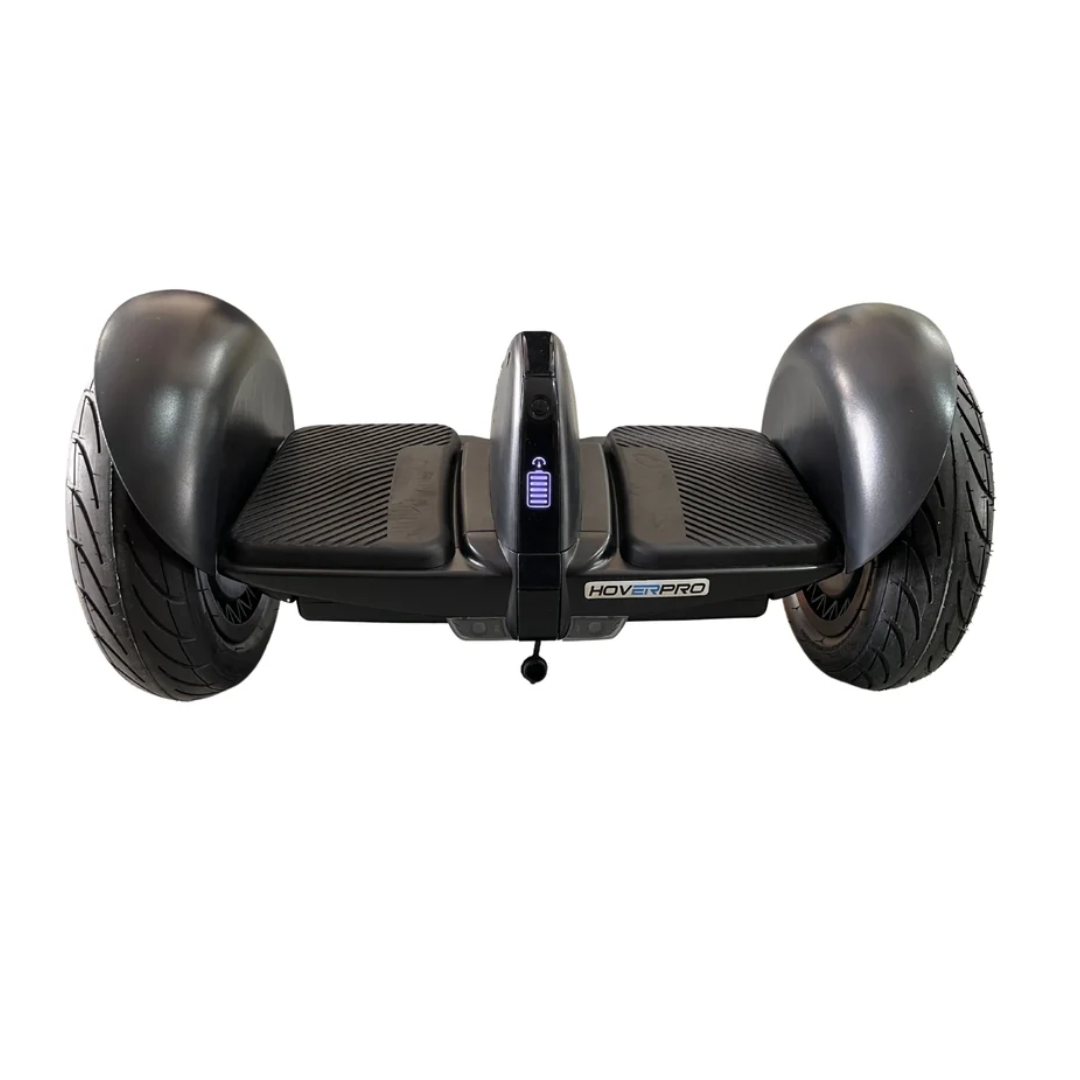 Hoverpro Self-Balancing Scooter with Adjustable Handle Bar – Black Hybrid Duo Miniseg Black with Handle Hoverboard